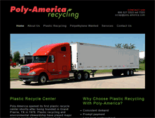 Tablet Screenshot of poly-americarecycling.com